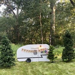 One Happy Camper RV Backdrop Decor
