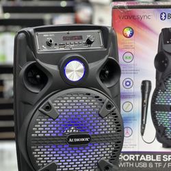 1100W 8” Party Speaker w/ FREE Mic and tripod