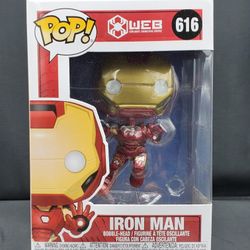 BRAND NEW Disney Exclusive Iron Man Funko Pop  (Metallic) 