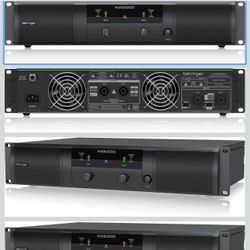 Behringer NX6000 Ultra-Lightweight 6000 Watt Class-D Power Amplifier with SmartSense Loudspeaker Imp