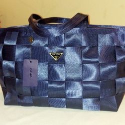 NEW TOTE NAVY BLUE BAG FROM DUBAI