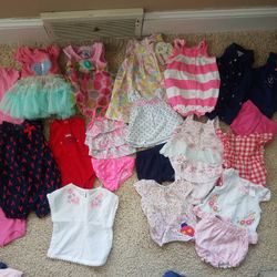 Box Full of 3 - 6 Months Girls Spring /Summer Clothe