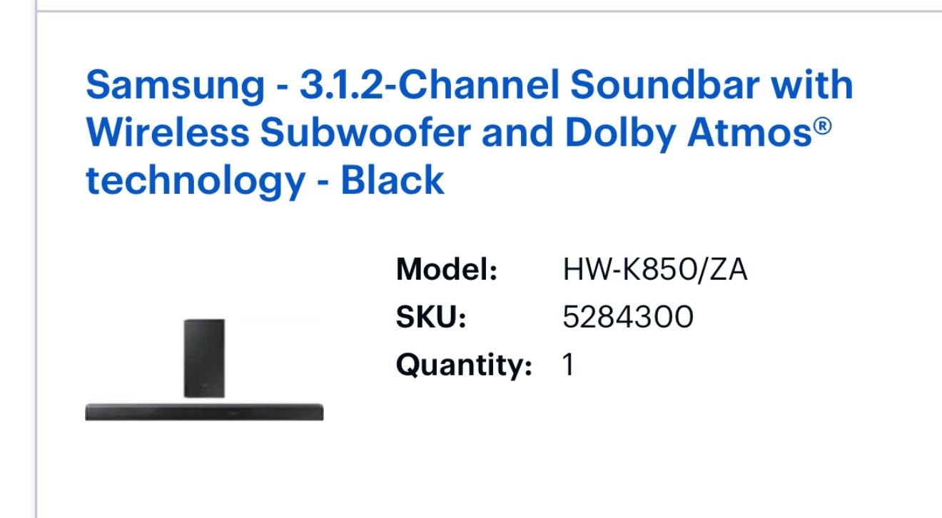 Samsung Soundbar