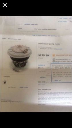 Dishwasher motor