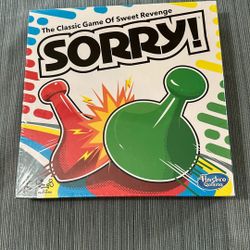 Kids Sorry Board Game New Sealed Ages 6+