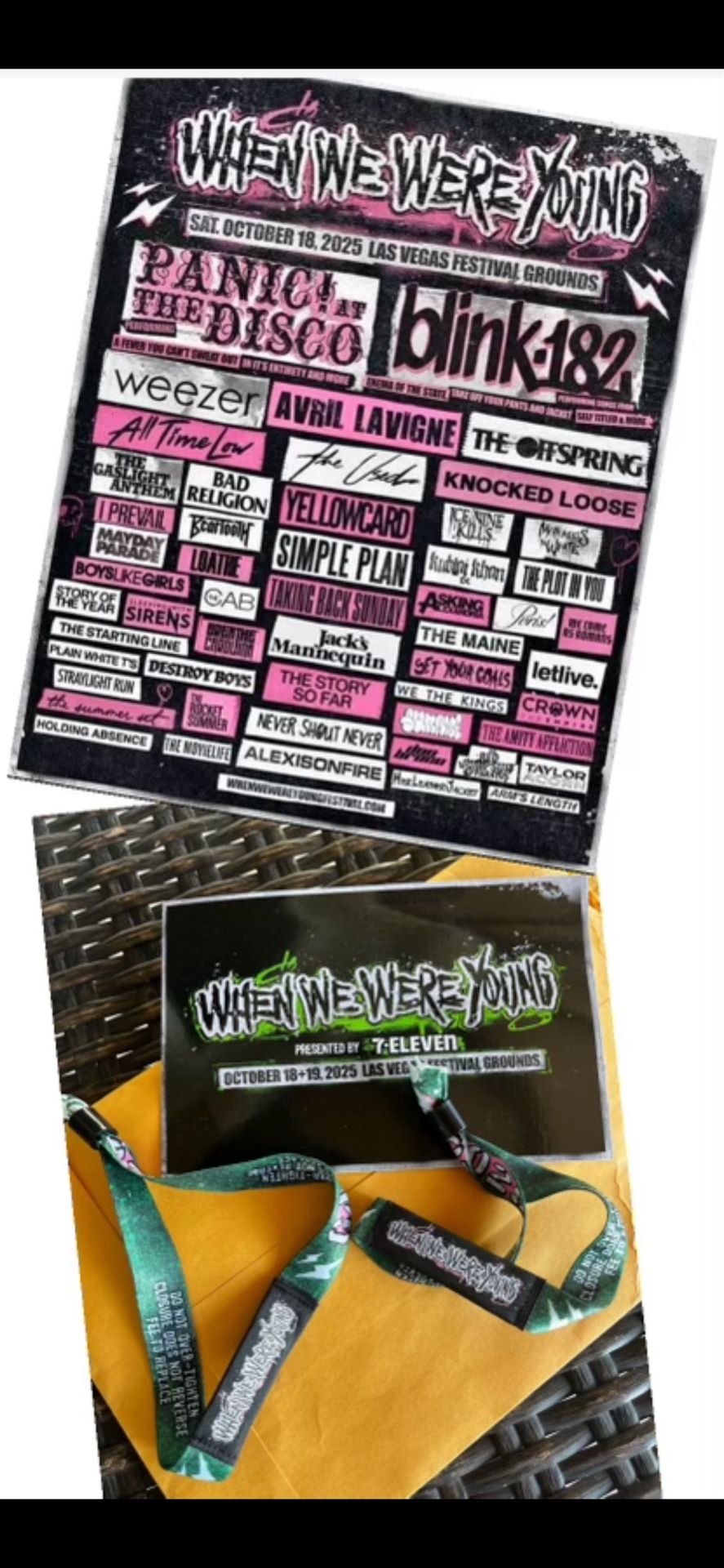 Tickets for Oct 18 “When we were young” Festival