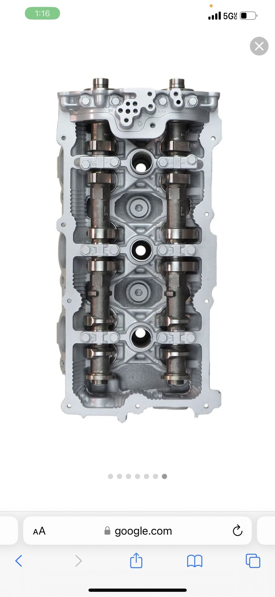 Nissan/Infiniti 3.5 V6L Remanufactured Cylinder Head 