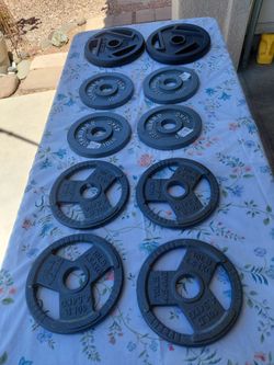130 lbs Olympic plates