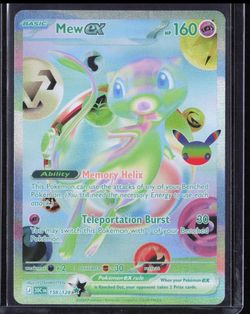 Pokémon TCG 30th Celebrations Mew EX Futuristic Rare Card 158/128