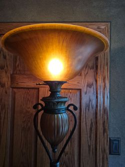 3 Way Floor Lamp H 71", Not Broken Or Cracked