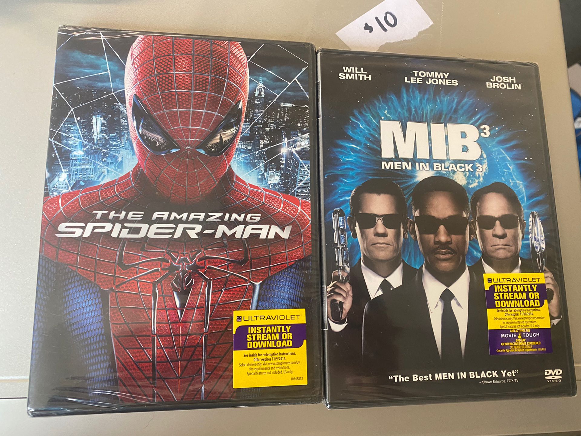 NEW Amazing Spiderman and Men in Black 3 - Sealed