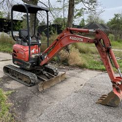 Kubota Mini Excavator U17 Excarbadora John Deere Bobcat 