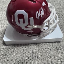 KENNETH MURRAY SIGNED OKLAHOMA SOONERS SPEED MINI HELMET BECKETT