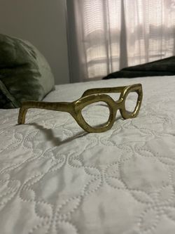 Brass Eyeglasses Decorative Sculpture