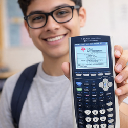 Texas Instruments TI-84 Plus C Silver Edition Graphing Calculator+Case+BONUS=USB
