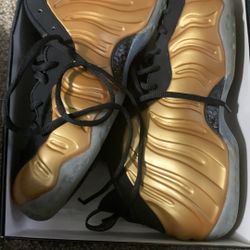 Air Foamposite Ones Metallic/Gold