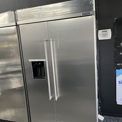 2023 Kitchen Aid Built In Stainless Steel 48” Refrigerator 