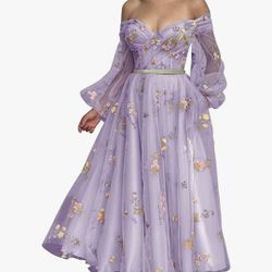 Formal Flower Dress Size 14