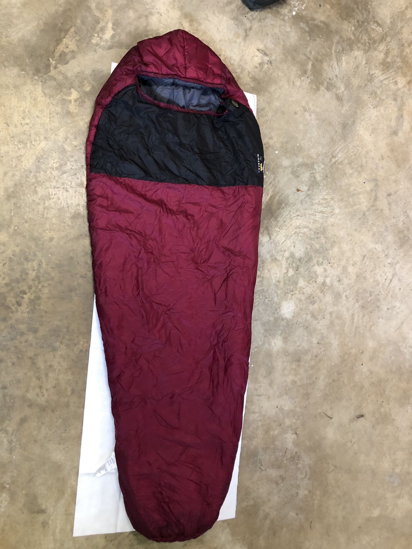Mountain Hardwear X County Backpacking/camping sleeping bag