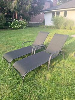 lounge chairs outdoor