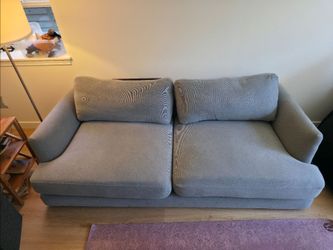 West Elm Haven 82" Couch - Grey