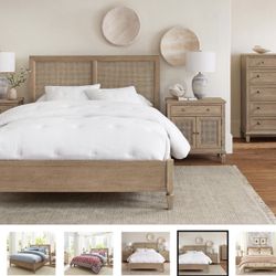 King pottery Barn Sausalito Bed Frame