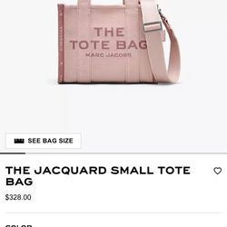 Marc Jacobs Pink Small Tote Bag 