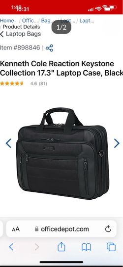 Kenneth Cole laptop case with wheels