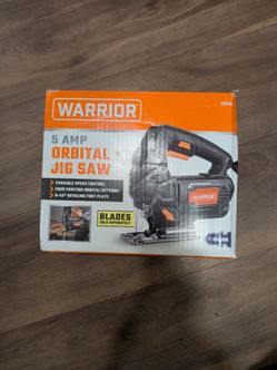Warrior 5 Amp Orbital Variable Speed Jig Saw Power Saw Boxed