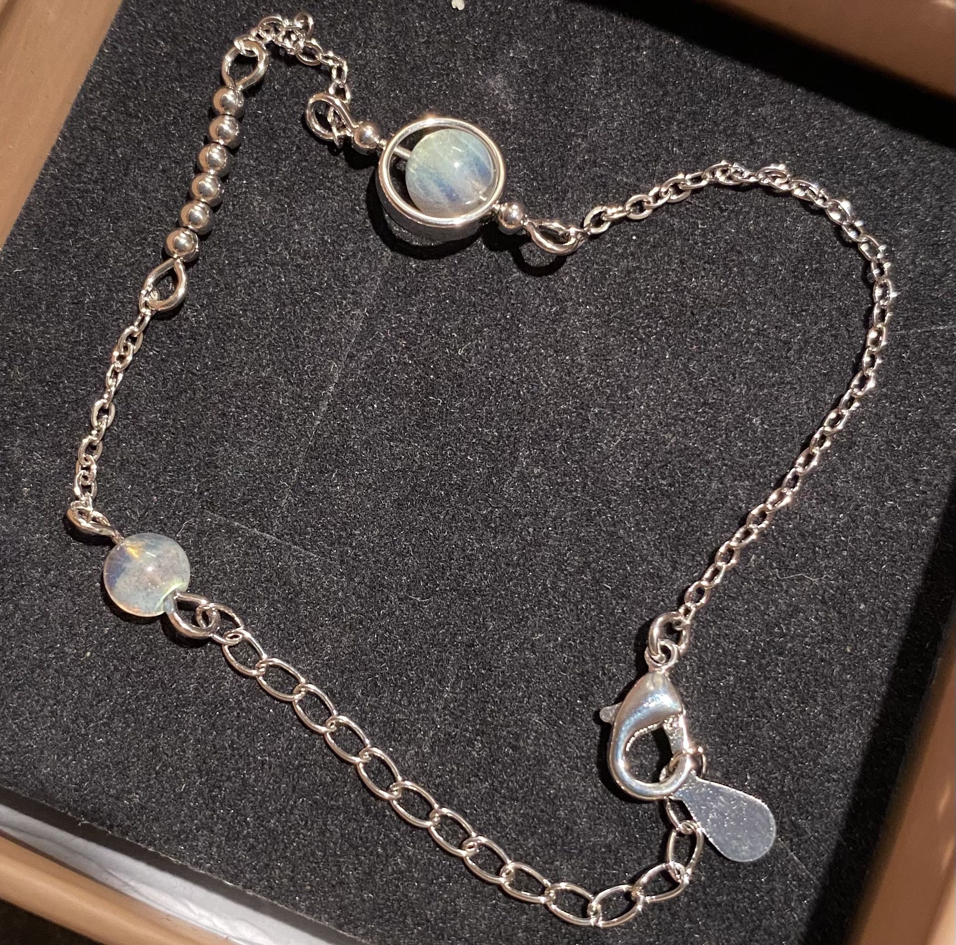 Moonstone Silver Bracelet S925