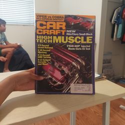CAR CRAFT "High Tech Muscle" magazine
