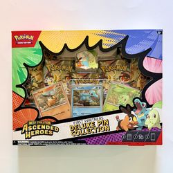 Pokémon TCG Ascended Heroes Deluxe Pin Collection (5 Booster Packs)