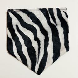 Zebra Print Dog Bandana | Cat Bandana