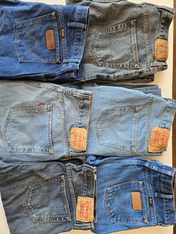 Men's Size 36X34 Jeans Lot X6