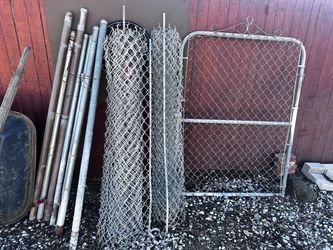 Chain Fence + pipes + door