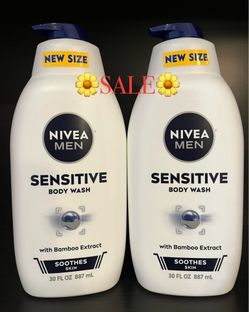 (PACK OF 2) NIVEA MEN BODY WASH 30 OZ. (BIG SIZE)