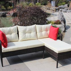 Resin Wicker Wrapped Around Aluminum Frame Starting @ $399