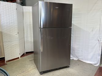 NEW! WHIRLPOOL 20Cu.Ft. Stainless Steel Top Freezer Refrigerator Model # WRT311FZDM05