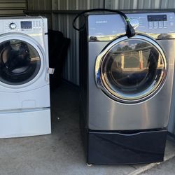 Storage Items -Front Loader GE Washer and  Samsung Dryer 