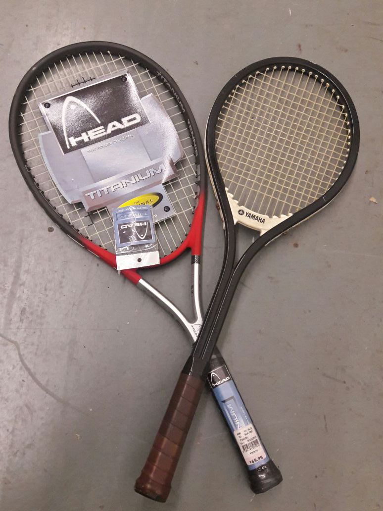 Tennis Rackets - BRAND NEW - MAKE OFFER - MOVING!!!