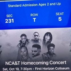 NC A&T Homecoming Concert