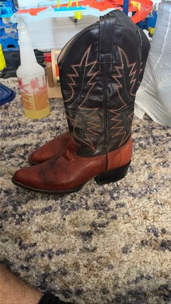 iguana skin boots