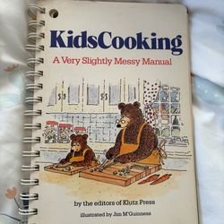 Vintage 1987 Klutz Kids Cooking Cookbook