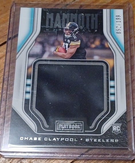 Chase Claypool 52/199 Mammoth Jersey Patch Pittsburgh Steelers 2020