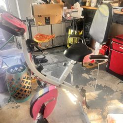 stationary bike with bands