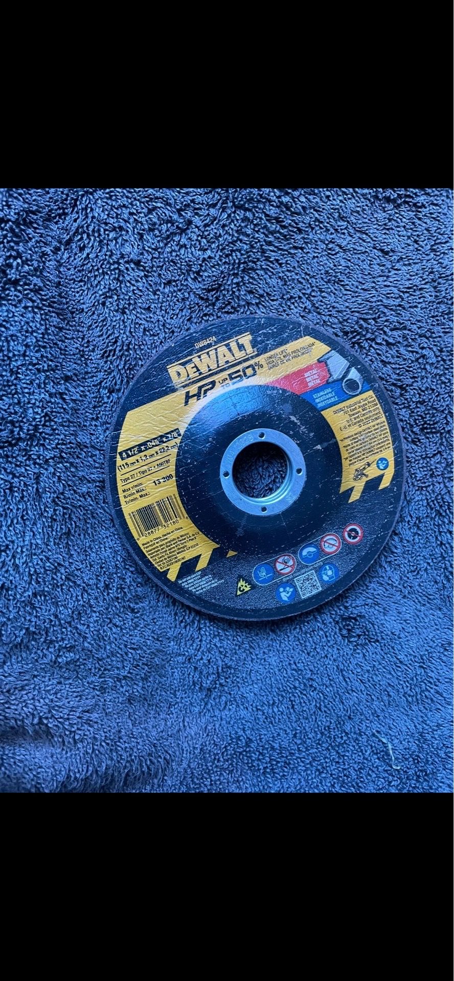 DeWalt HP 5 Pack Cutting Wheels New