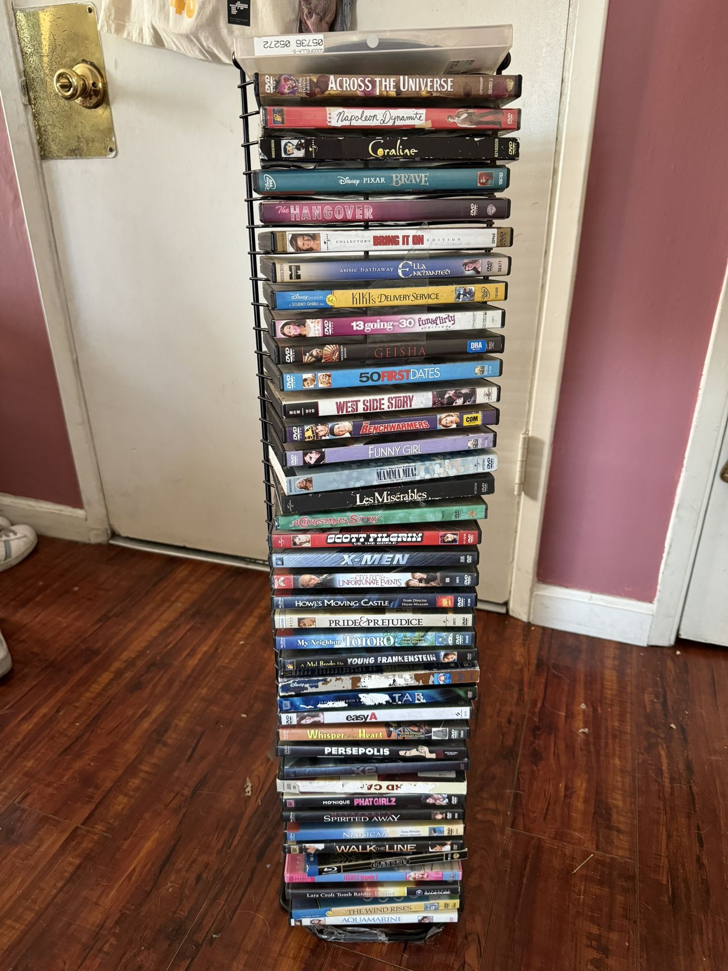 DVD Rack And Old DVDs