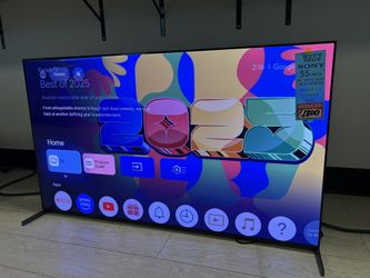 Sony BRAVIA 8 II 55 Inch TV, QD OLED, 4K Smart Google TV, XR Processor with AI Technology, Ultra Slim Design, 120hz Television, Dolby Vision/Atmos, Ex