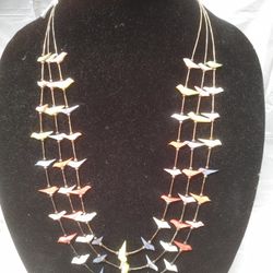 Vintage Liquid Silver Necklace