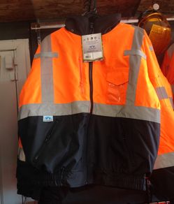Class 3 High Visibility Safety Jacket with Removable Fleece